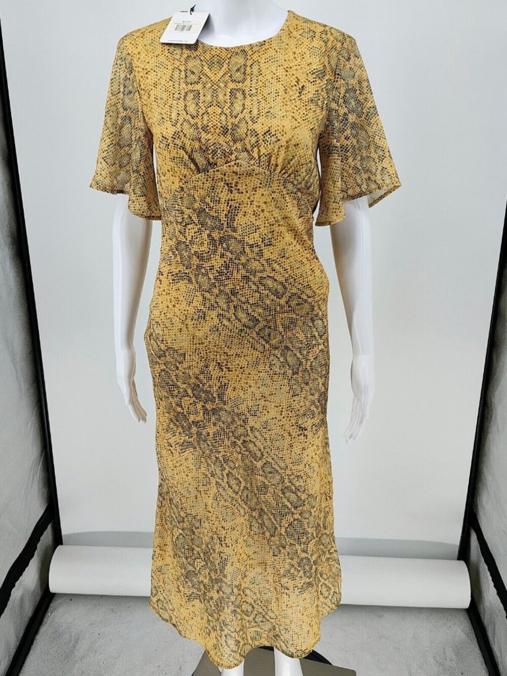 NWT Third Form Women's Yellow Animal Instincts Bias T-Shirt Dress (Size 2)